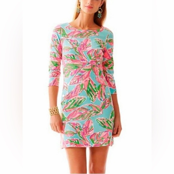 Lilly Pulitzer Charlene Shift Dress size Small rayon - Picture 1 of 9
